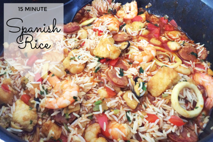 15 Minute Spanish Rice Recipe - Mum's Lounge