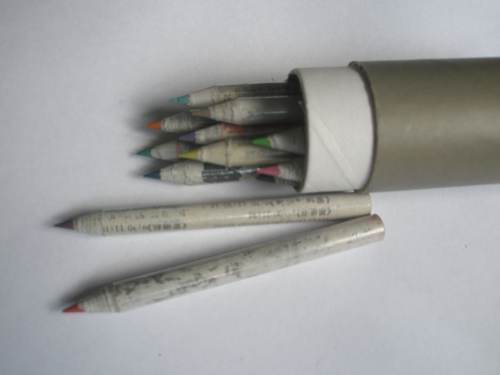 Newspaper pencils