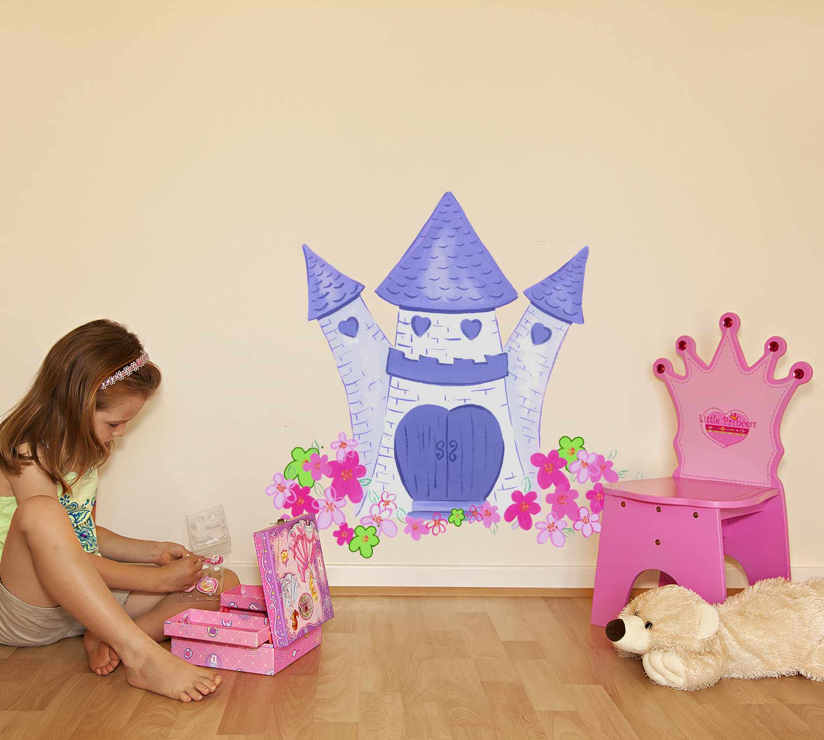 Flower-Castle-Wall-Sticker-1