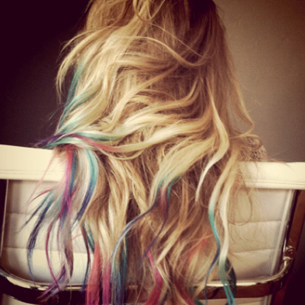 hair chalking