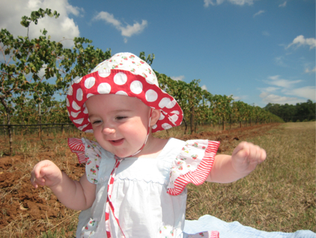 baby onboard Hunter Valley 2