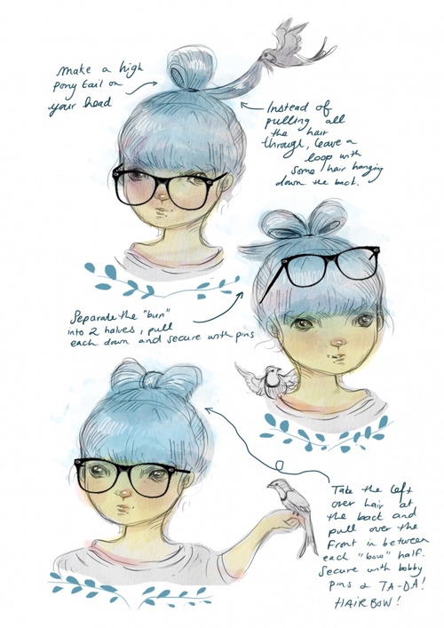 how to do a hair bow