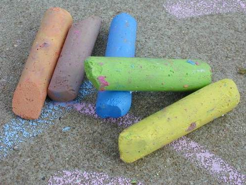 sidewalk chalk art