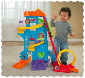 Fisher Price Little People Wheelies Loops and Swoops Play set (RRP $115 ...