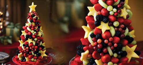 fruit xmas tree