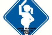 angry pregnant sign