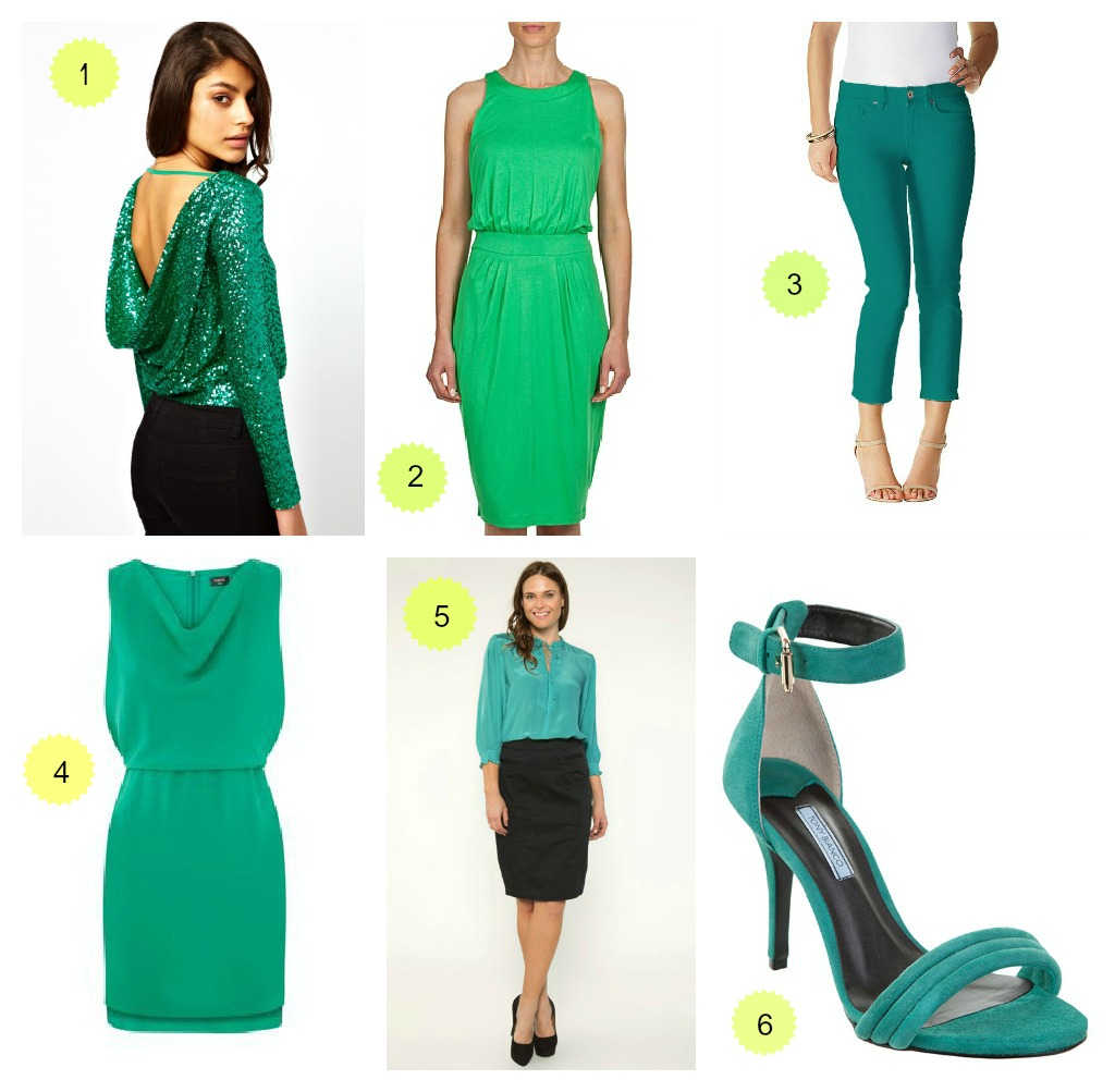 how to wear green 2013 a