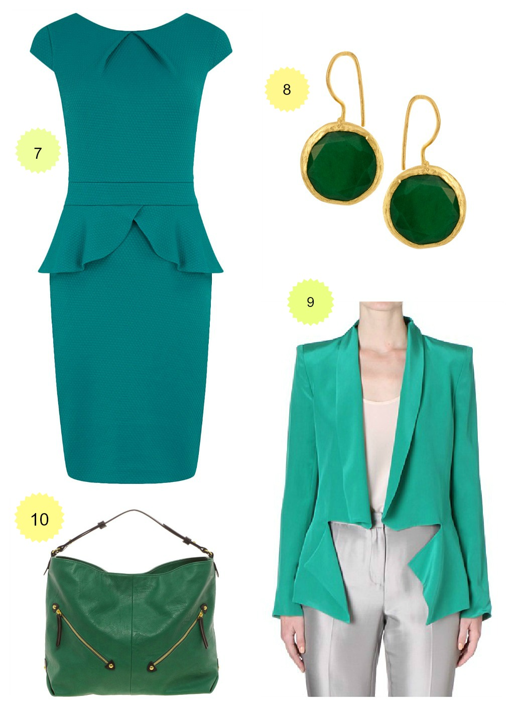 how to wear green 2013 b