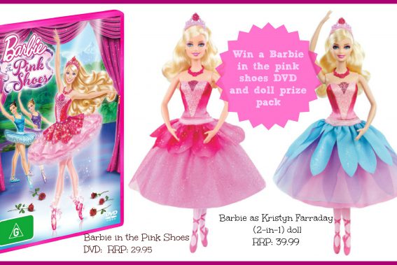 barbie pink shoes prize