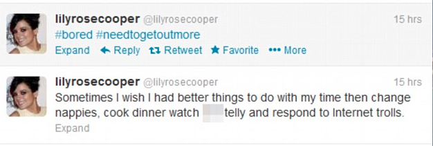 lily cooper tweet boring