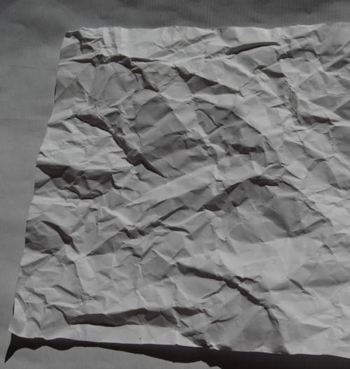 crumpled paper