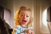 ear pain flight child baby