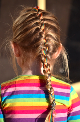 rainbow hair zaidee foundation shoelaces