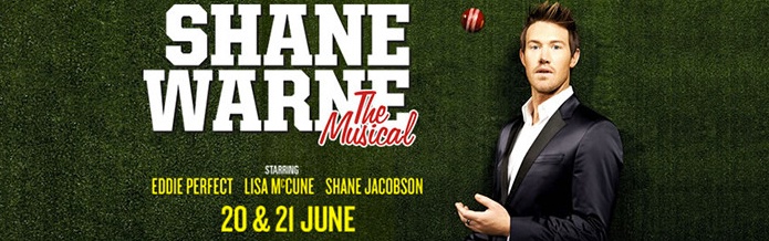 shane warne musical eddie perfect melbourne