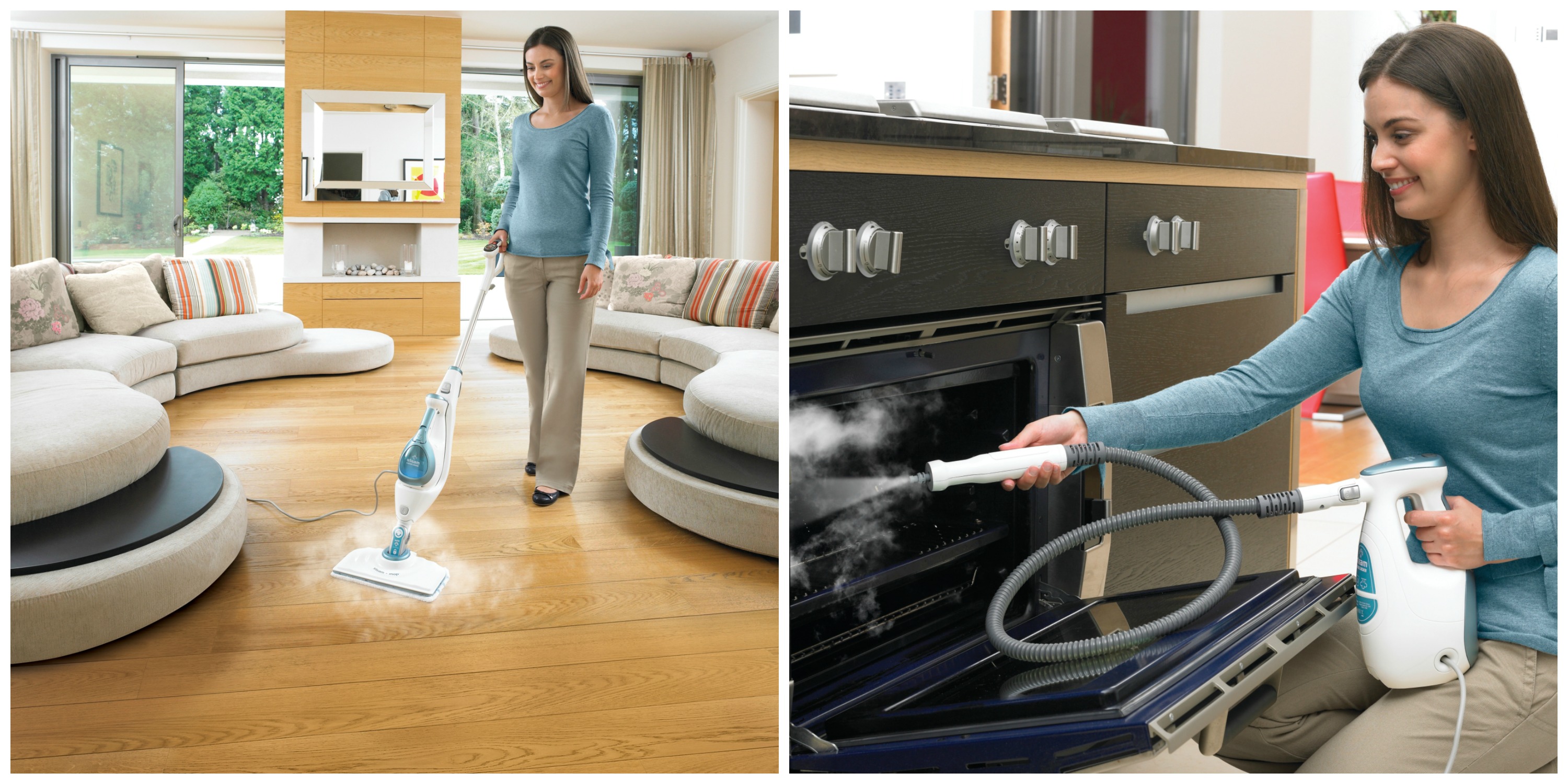 black and decker 2 in 1 steam mop