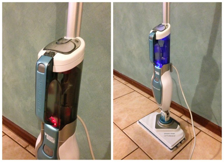 black decker steam mop lights