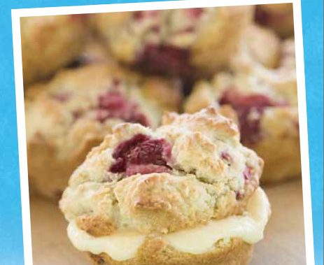 IGA White choc raspberry scones recipe WILL170-2 Recipe Card Scones.pdf page 1 of 2