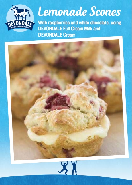 IGA White choc raspberry scones recipe WILL170-2 Recipe Card Scones.pdf page 1 of 2