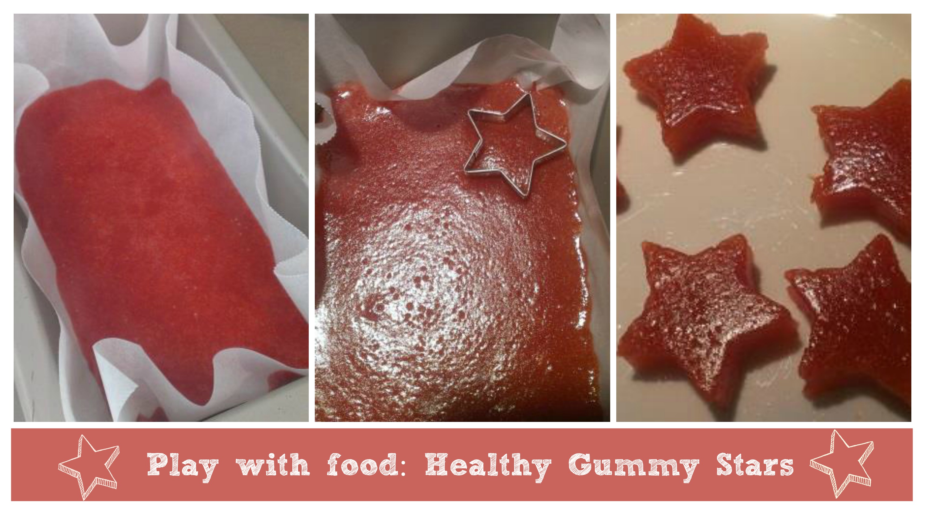 Strawberry and Apple Gummy Treats