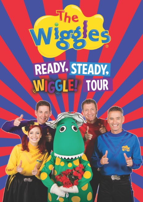 The Wiggles  Ready  Steady  Wiggle  tour poster