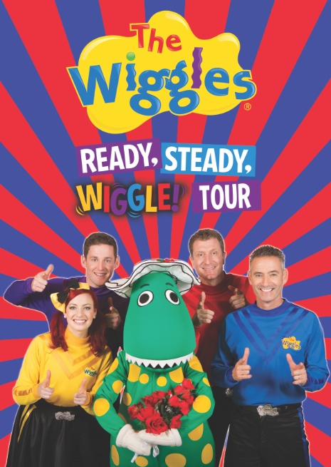 The Wiggles Ready Steady Wiggle tour poster