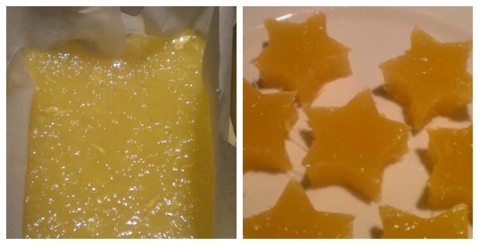 orange gummy treats