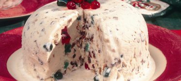 low fat christmas ice cream pudding