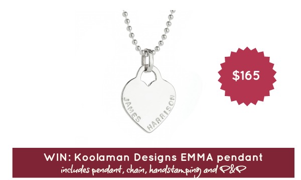 Koolaman Emma pendant prize