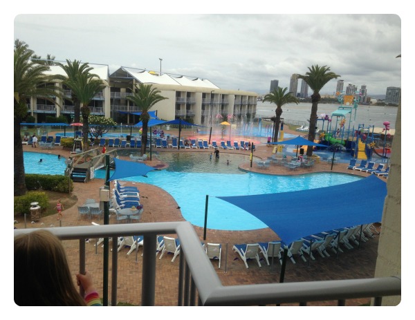 SWR balcony view pool storm