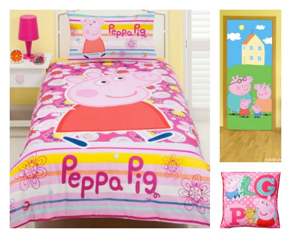 peppa pig murals bedroom manchester quilt cushion door