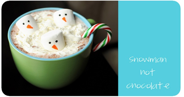 snowman hot chocolate   Meet the Dubiens