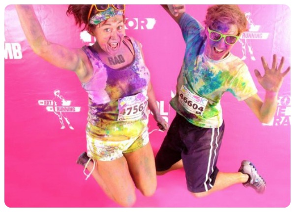 Color me rad hits Australia 5k fun run race colour