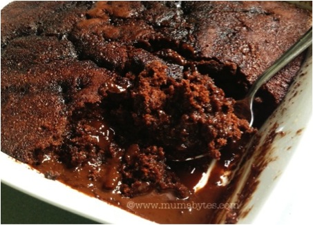 Nutella Self-Saucing Pudding