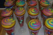 Easy Rainbow cupcakes recipe