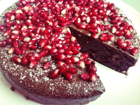 easy chocolate cake recipe - flourless chocolate cake