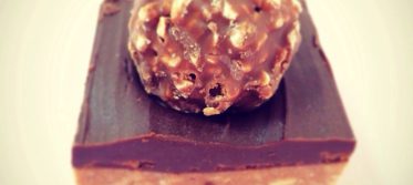 Ferrero Rocher Chocolate Hazelnut Slice
