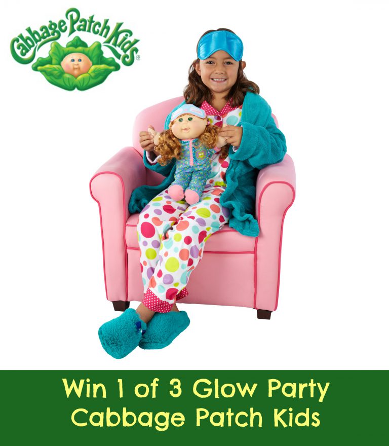 Glow Party Cabbage Patch Kids glow in the dark giveaway