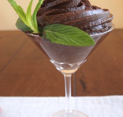 Chocolate Mousse Recipe - Raw chocolate mint mousse