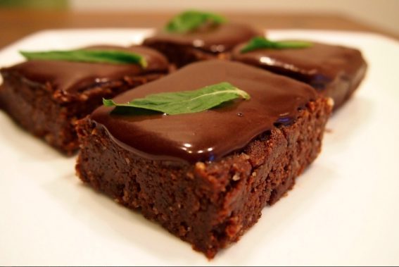 vegan chocolate mint slice recipe