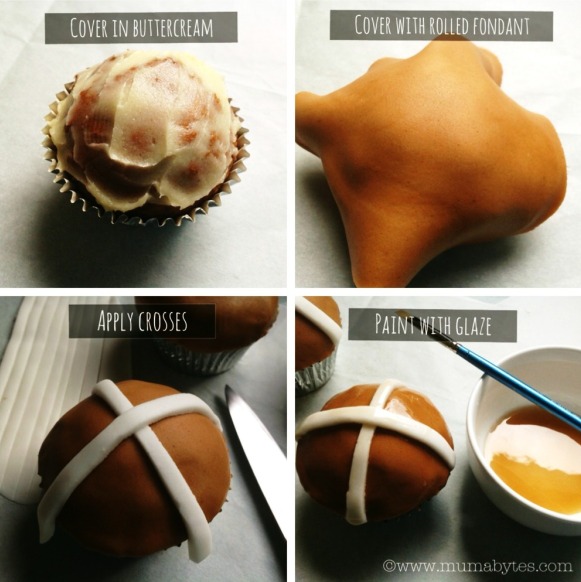 Hot Cross Cupcakes Recipe