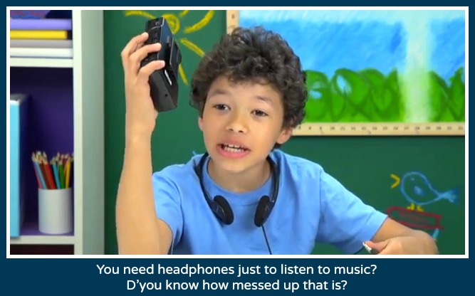 1 KIDS REACT TO WALKMANS Portable Cassette Players - YouTube