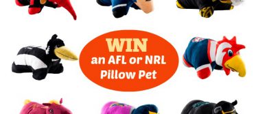 mascot Pillow Pet footy AFL NRL