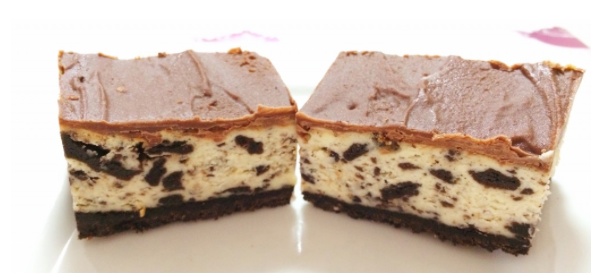 Oreo Cheesecake Recipe - Cheesecake Bars using Oreos