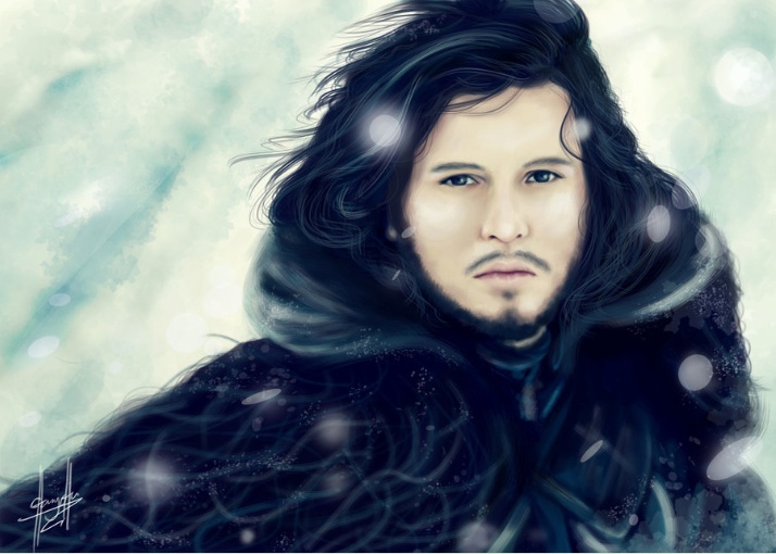 Game of Thrones art 6   Jon Snow by charychu on deviantART