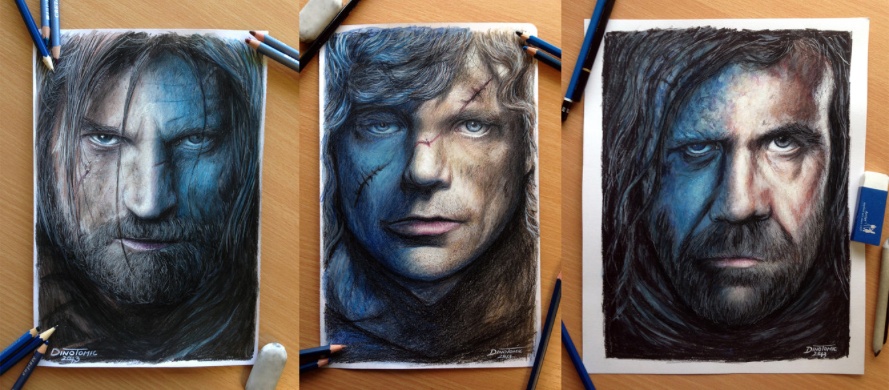 My Game of Thrones art 8  Portraits by AtomiccircuS on deviantART