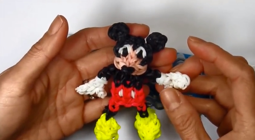 Rainbow Loom MICKEY MOUSE Charm  Disney  - YouTube