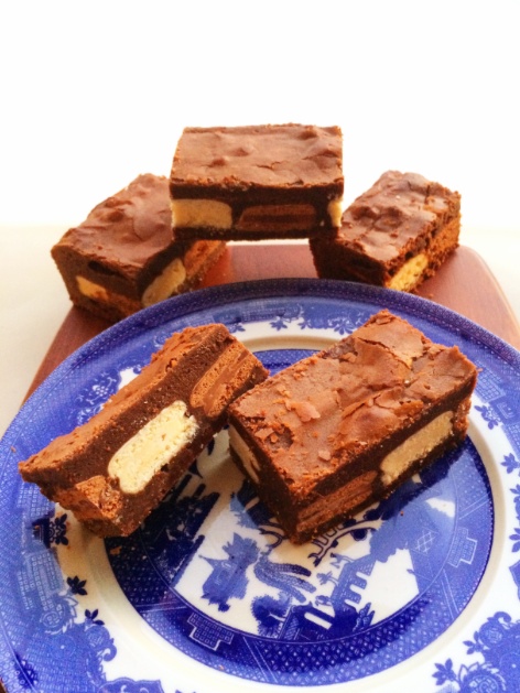 tim tam stuffed chocolate brownie recipe