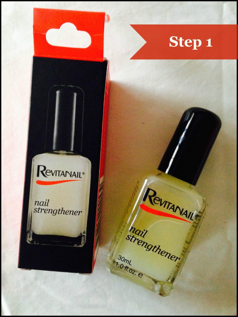 a step 1 revitanail nail strengthener border