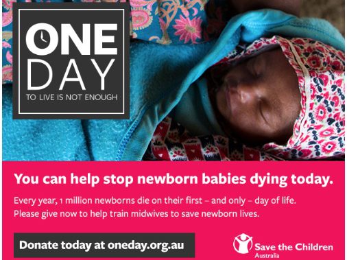 one day save the children newborns