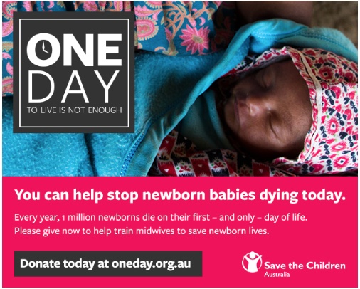 one day save the children newborns